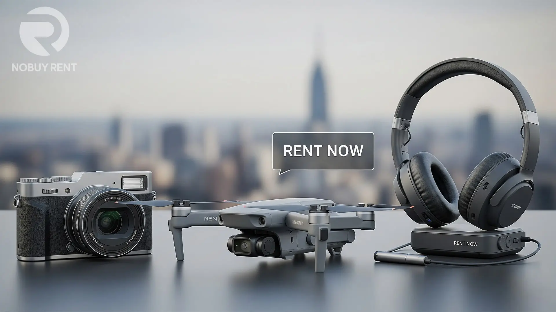 Travel gadgets like cameras, drones and headphones on rent