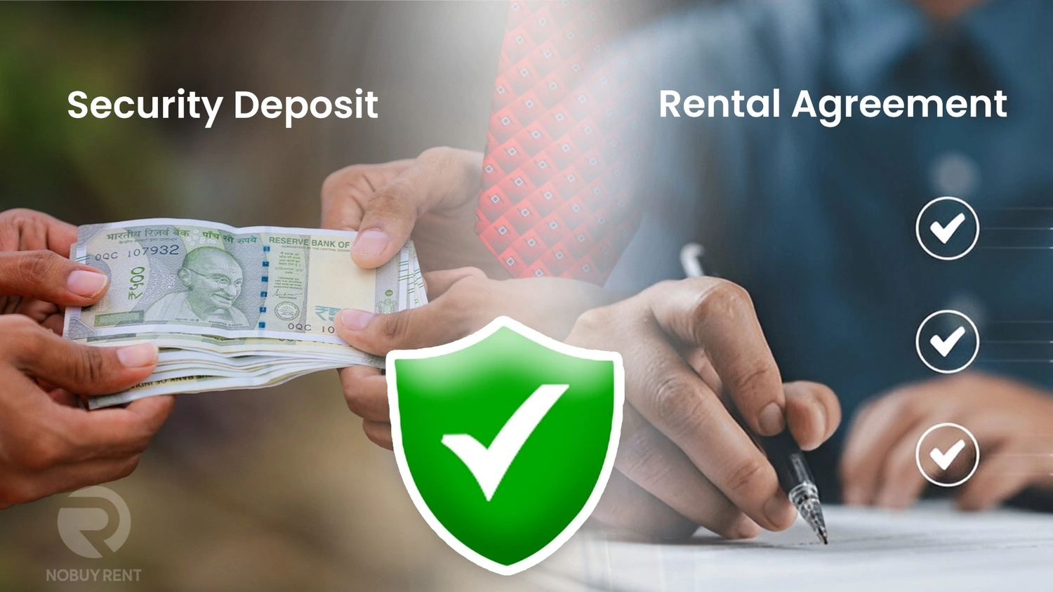 Getting money as Security Deposit and Rental Agreement